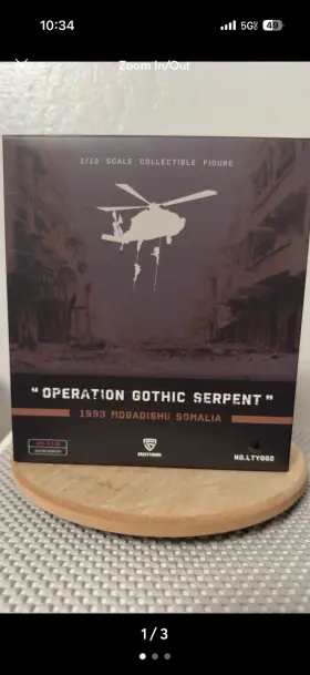 NO.LTY002 CRAZY FIGURE Operation Gothic Serpent Military