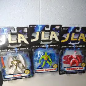 076930260180 RED Justice League Figures Zauriel Martian