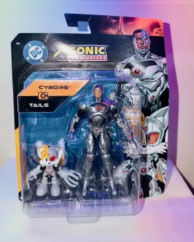 192995430969 ACTION Sonic Hedgehog Cyborg Tails Figures