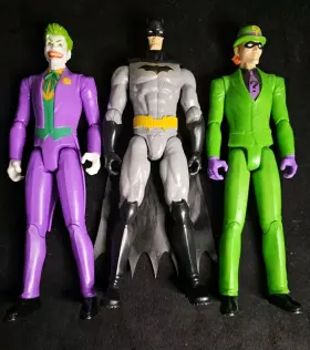 6064759 SPINMASTER Action Figures Set Batman Joker Riddler