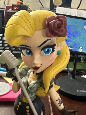 814552024823 BLACK Bombshells Canary Figure Cryptozoic #2