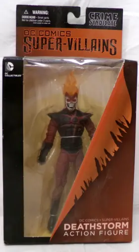 31949 DC COMICS Collectibles Villains Deathstorm Figure Box