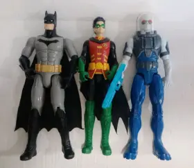6064965 DC COMICS Batman Robin Mr Freeze Action Figures