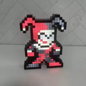 708056061562 DC COMICS Pixel Pals Batman Harley Quinn Light
