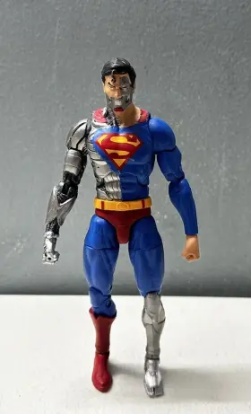 761941357034 ACTION Collectibles Cyborg Superman Figure Cape
