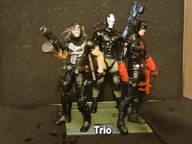 W0023 Punisher Blacksuit Daredevil Ajax