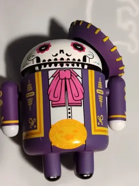 Calaveroid DEAD ZEBRA Android Mini Collectible Halloween Don #2