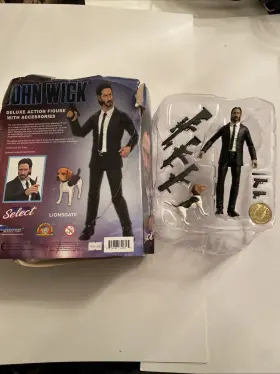 699788829325 DIAMOND SELECT Wick Deluxe Action Figure Box