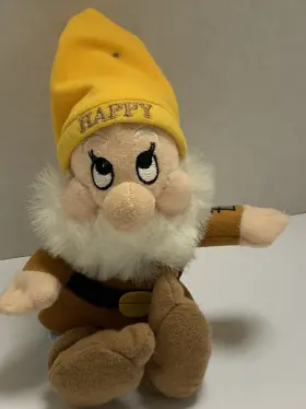 412029611936 DISNEY Mini Bean Bag Happy Snow Dwarfs