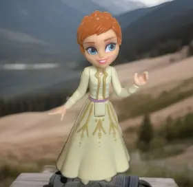 630509849086 DISNEY Frozen Anna Doll Basket Playset Mini