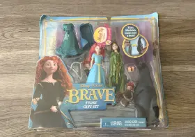 Magiclip DISNEY Mattel Brave Story Set Merida Elinor Bear