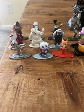 25TH DISNEY Jada Nano Metalfigs Nightmare Christmas Scene #2