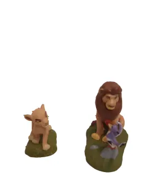 843852069524 DISNEY Lion King Mufasa Zazu Baby Simba Figures