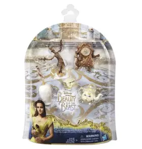 B9168 DISNEY Beauty Beast Castle Friends Dollhouse Miniatures