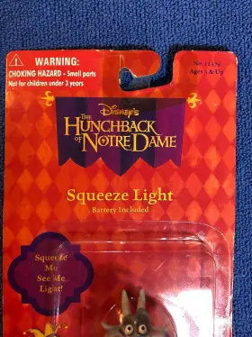 30298 DISNEY JANEX Hunchback Notre Dame Squeeze Light Toy #2