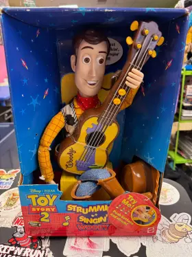 074299237263 DISNEY PIXAR Toy Story Strummin Singin Woody Box