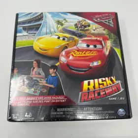 778988667408 DISNEY PIXAR Risky Raceway Board Game