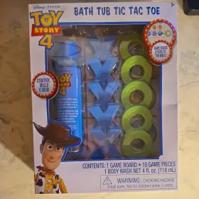 889628074910 DISNEY PIXAR Toy Story Kids Bath Tub Tic Toe