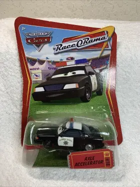 M6115 DISNEY PIXAR Axle Accelerator Highway Patrol Die Cast
