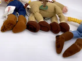 412077513886 DISNEY STORE Woody Jessie Bullseye Dolls Bean #3