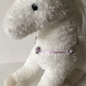 2350 DOUGLAS Cuddle Toys Pax Unicorn Stuffed Horn Necklace #2