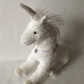 2350 DOUGLAS Cuddle Toys Pax Unicorn Stuffed Horn Necklace