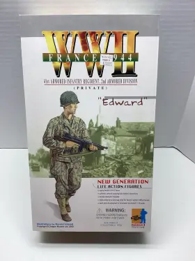 70048 DRAGON Wwii Private Edward Armored Div Figure 6TH