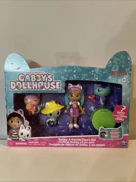 20139240 DREAMWORKS Dollhouse Friends Figure Set Rainbow Doll