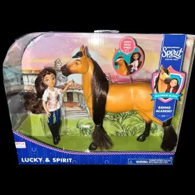 886144397660 DREAMWORKS Netflix Spirit Riding Doll Horse Set