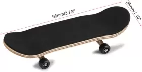689792195806 DUOKON Fingerboard Skateboard Maple Wooden Alloy #2