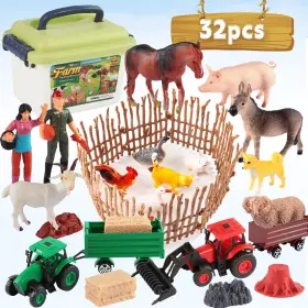 JFL-268E ENAUROL Farm Playset Toddlers Animal Figures Toys