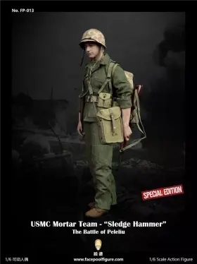 FP-013B FACEPOOL Scale Usmc Mortar Team Sledge Hammer Figure #2