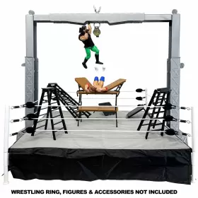 810070882266 FIGURES TOY COMPANY Grab Gear Playset Wwe Action #3