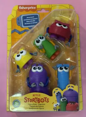 GTL38 FISHER-PRICE Mattel Netflix Storybots Robot Figure Pack
