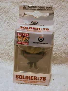 32774 FUNKO Pop Pocket Keychain Overwatch Soldier Figure 32774 FUNKO Pop Pocket Keychain Overwatch Soldier Figure