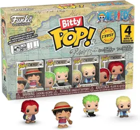 MEG251120 FUNKO Bitty Pop Monkey Zoro Morgan Buggy Figures