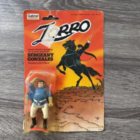 32716 GABRIEL Zorro Sergeant Gonzales Action Figure Card