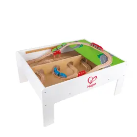943478015258 HAPE Railway Play Stow Storage Activity Table Mu