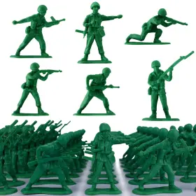9050-50A HAPTIME Boys Toy Soldiers Set Army Men Action Plas