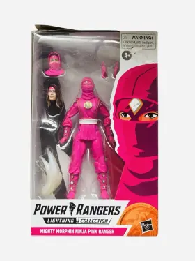 010993913343 HASBRO Power Lightning Mighty Morphin Pink Ninja
