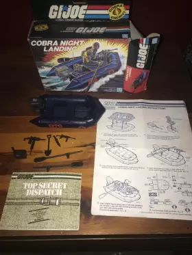 038976066324 HASBRO Cobra Night Landing Box Blueprints Joe #2