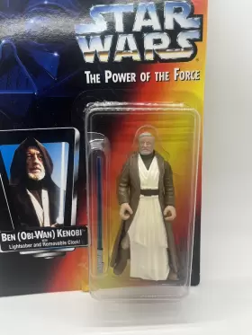 076281695761 HASBRO Star Wars Power Force Card Ben Obi Wan #2