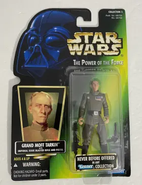 076281697024 HASBRO Star Wars Power Force Moff Tarkin Kenner