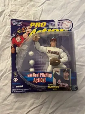 076281725048 HASBRO Greg Maddux Starting Lineup Pro Action