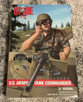 076281813462 HASBRO Gi Joe Army Tank Commander Classic Kenner