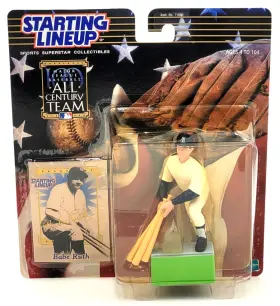 076930727829 HASBRO Starting Lineup Mlb Century Team Babe