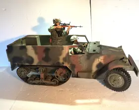 076930816677 HASBRO Gijoe Tank Destroyer Half Track Figures #2