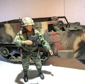 076930816677 HASBRO Gijoe Tank Destroyer Half Track Figures #3
