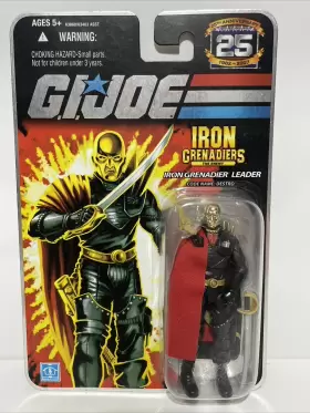 Gi-joe HASBRO Foil Iron Grenadier Destro Card #2