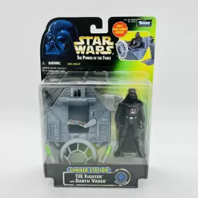 69847 HASBRO Star Wars Potf Gunner Station Tie Fighter Darth